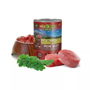 WILDBORN SENSITIVE WET PRIME BEEF puszka 400G