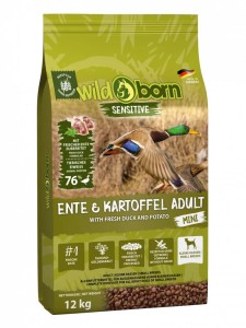 WILDBORN SENSITIVE ENTE & KARTOFFEL MINI 12 kg