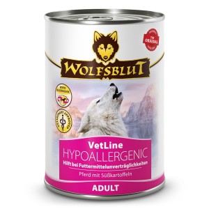 WOLFSBLUT VETLINE HYPOALLERGENIC 6x395g